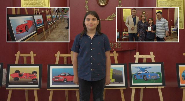 Aksaray'da ve Türkiye'de Bir İlk: 5. Sınıf Öğrencisinden Dijital Tasarım Sergisi