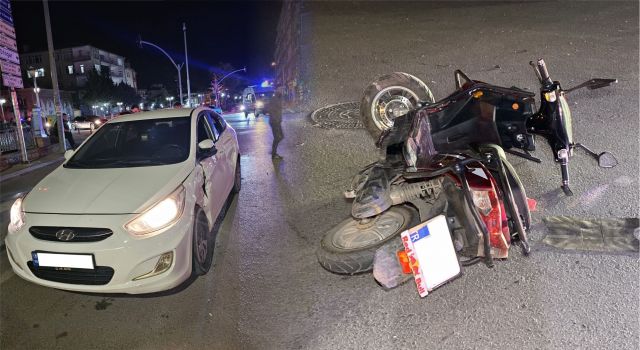 Alkollü Motosiklet Sürücüsü Kazaya Sebep Oldu: 1 Yaralı  