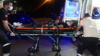 Alkollü sürücü yemek götüren kurye motosikletine çarptı: 2 yaralı